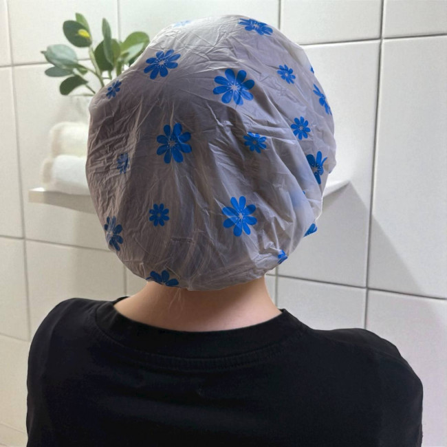 Шапочка для душа на резинке, 37-750