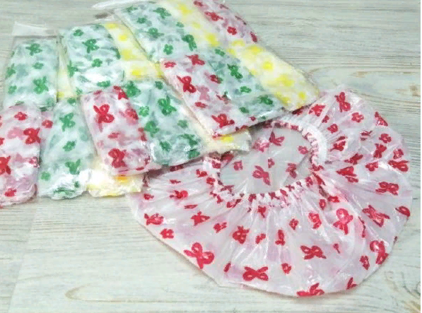 Шапочка д/душа на резинке 17-444