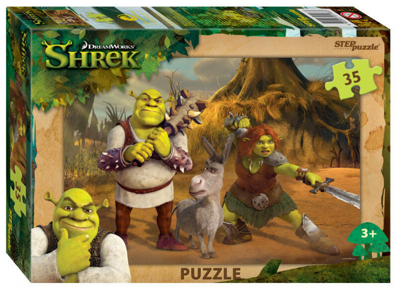 Пазл - Мозаика "puzzle" 35 "Shrek" (Мульти)