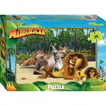 Пазл - Мозаика "puzzle" 35 "Мадагаскар - 3" 