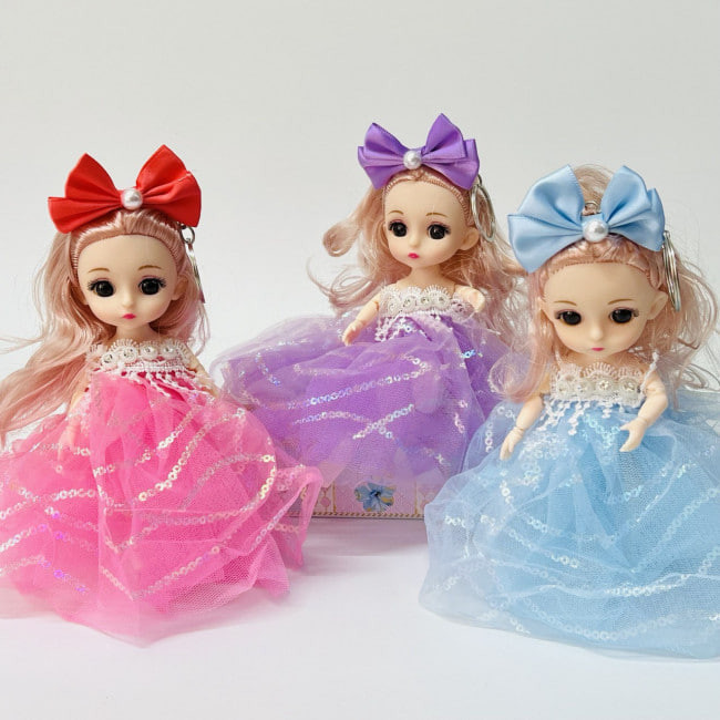 Игрушка «Кукла» в виде брелка, 16см., арт.34-259