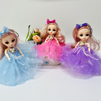 Игрушка «Кукла» в виде брелка, 16см., арт.34-258