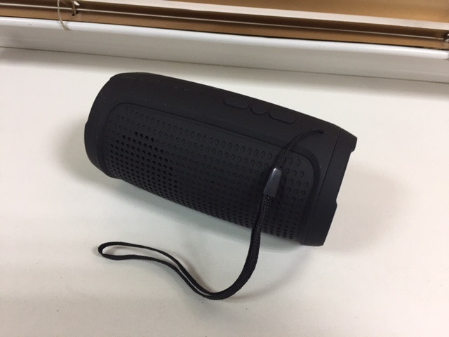 Колонка портативная Bluetooth "Бочка" /чёрный/ 12-134
