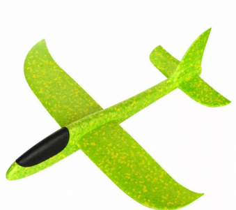 Самолёт планер два режима полёта, зелёный, /47х48х12см./, 15-125 Зелёный