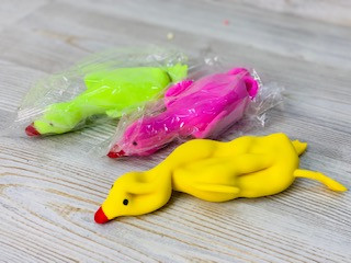 Игрушка антистресс - (мялка) тянучка "Гусь" меняет форму, арт.25-505