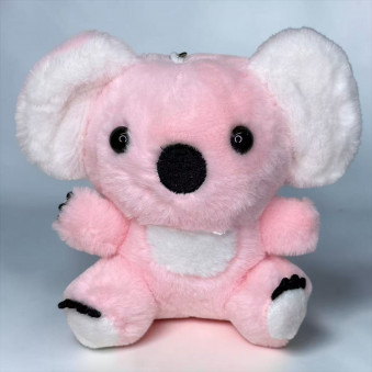 Мягкая игрушка «Коала» розовый, 12см., в виде брелка, арт.33-426