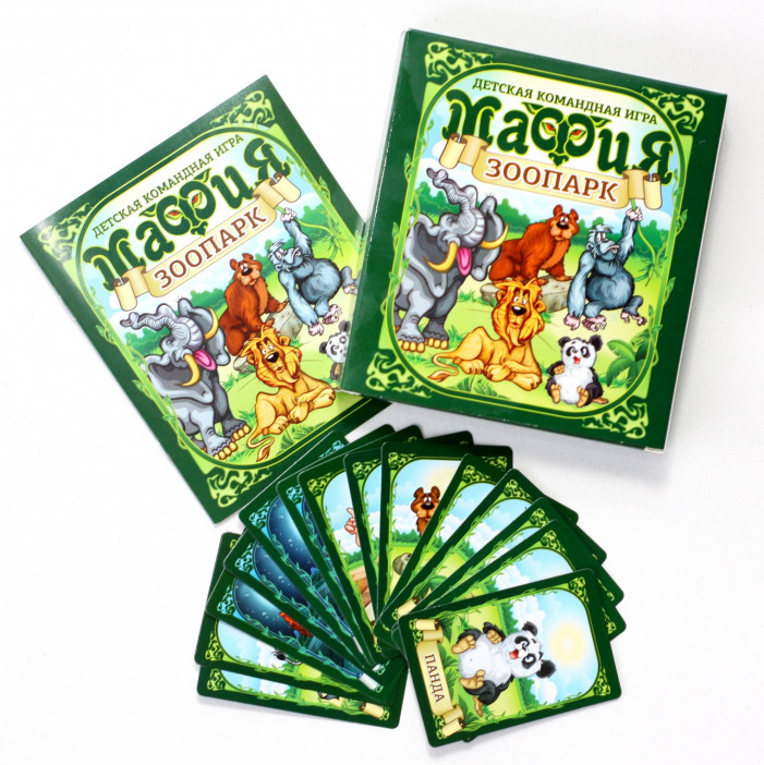 Игра настольная карточная "Мафия Зоопарк"