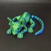 Игрушка подвижная Кот Сфинкс 3D с зелёными глазами /30х20х5см./, 36-504