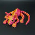 Игрушка подвижная Кот Сфинкс 3D с зелёными глазами /30х20х5см./, 36-504