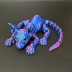 Игрушка подвижная Кот Сфинкс 3D с зелёными глазами /30х20х5см./, 36-504