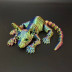 Игрушка подвижная Кот Сфинкс 3D с зелёными глазами /30х20х5см./, 36-504