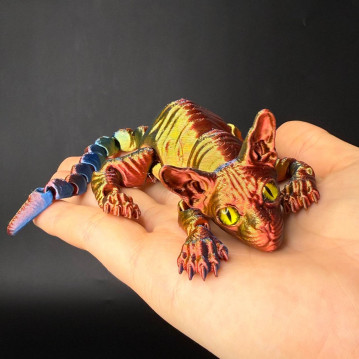 Игрушка подвижная Кот Сфинкс 3D /19х15х3,5см./, 36-301