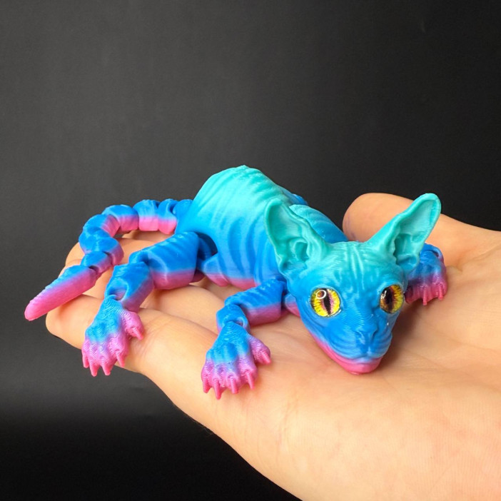 Игрушка подвижная Кот Сфинкс 3D /19х15х3,5см./, 36-301