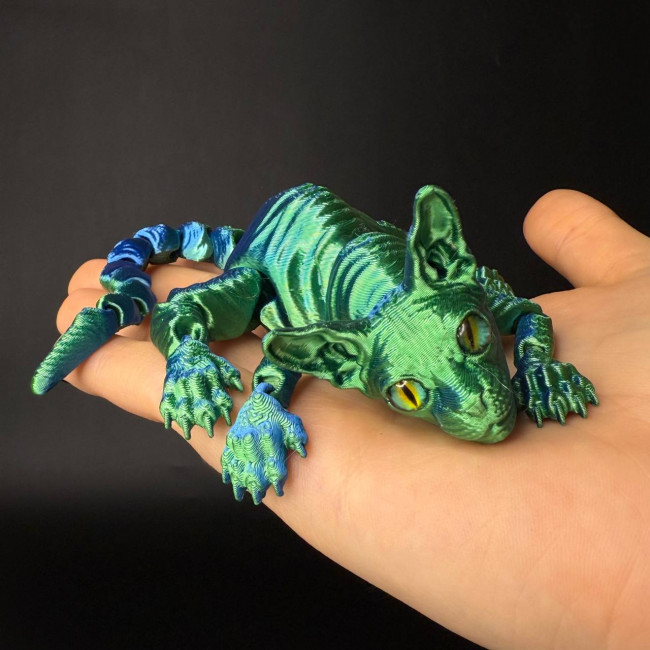 Игрушка подвижная Кот Сфинкс 3D /19х15х3,5см./, 36-301