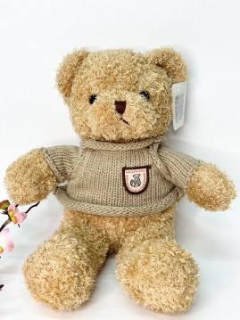 Мягкая игрушка «Мишка» 38см., в синей кофте, арт.33-324