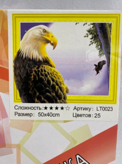 Алмазная мозаика /40х50см./, "Орёл" арт.LT0023, 18-222