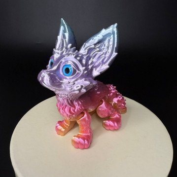 Игрушка подвижная Лис 3D /13,5х9,5х9,5см./, 37-432
