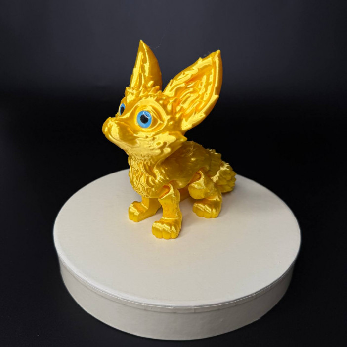 Игрушка подвижная Лис 3D /13,5х9,5х9,5см./, 37-432