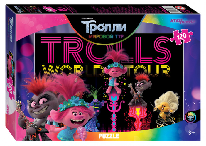 Пазл - Мозаика "puzzle" 120 "Trolls - 2" 