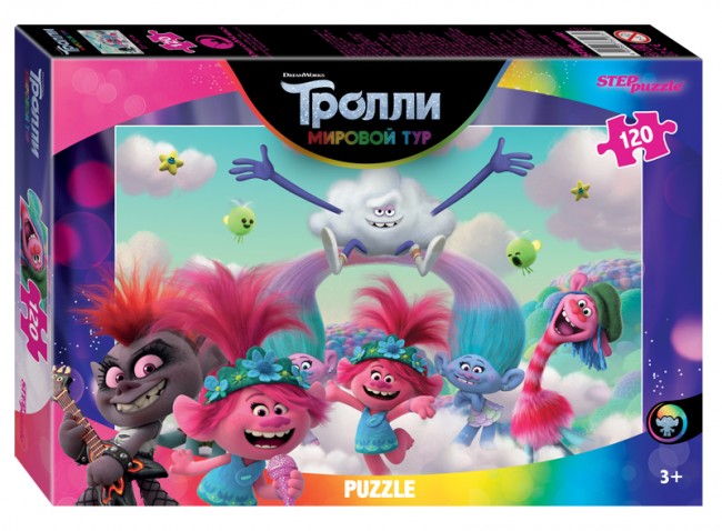 Пазл - Мозаика "puzzle" 120 "Trolls - 2" Пазл - Мозаика "puzzle" 120 "Trolls - 2"