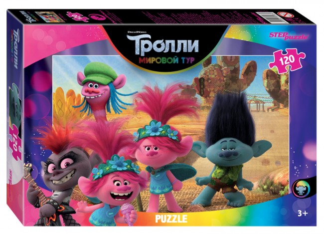 Пазл - Мозаика "puzzle" 120 "Trolls - 2" Пазл - Мозаика "puzzle" 120 "Trolls - 2"
