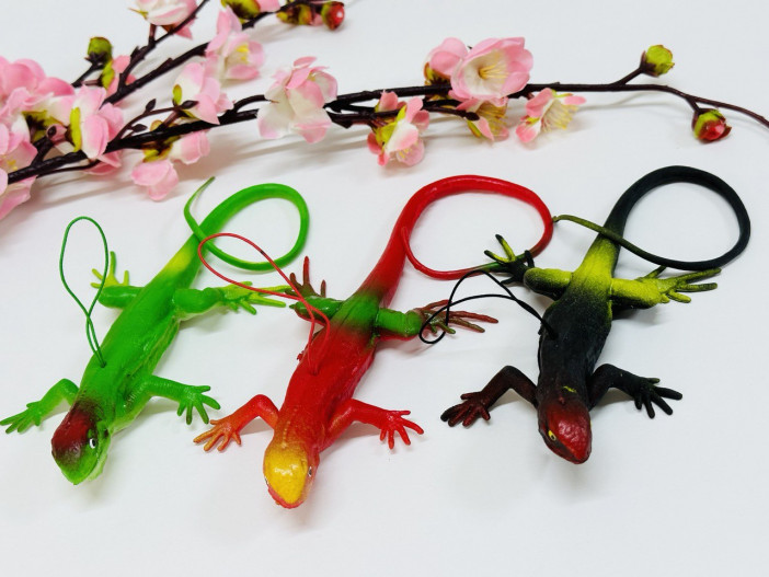 Тянучка резиновая "Ящерица" /20см./, 15-15,16-18, 27-463