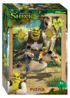 Пазл - Мозаика "puzzle" 104 "Shrek" Мульти