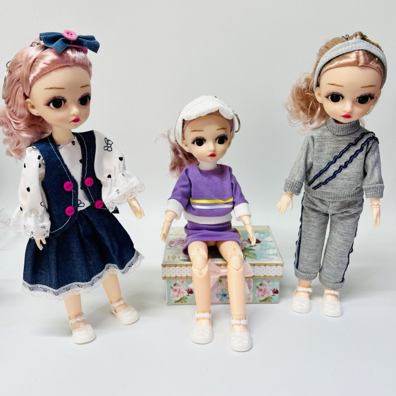 Игрушка «Кукла» в виде брелка, 30см., арт.34-269, арт.12215