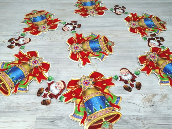 Растяжка " Колокольчик ", (13 элементов), /2метра х 21см./, 22-308
