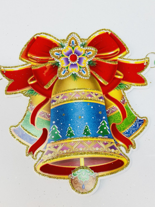 Растяжка " Колокольчик ", (13 элементов), /2метра х 21см./, 22-308